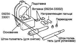 Разборка узла поршень-шатун